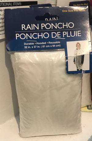 Hooded Rain Poncho - Halo SB Hair